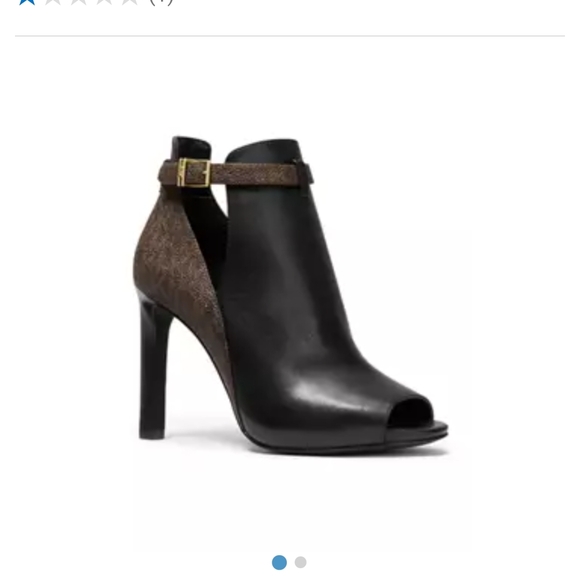 Elegant Black and Brown Women's Heels - Picture 1 of 1
